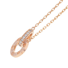 Load image into Gallery viewer, CARTIER Love Pendant Pave SettingB7224528 18K Pink Gold