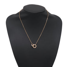 Load image into Gallery viewer, CARTIER Love Pendant Pave SettingB7224528 18K Pink Gold