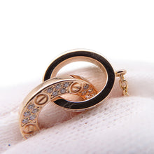 Load image into Gallery viewer, CARTIER Love Pendant Pave SettingB7224528 18K Pink Gold