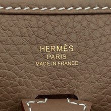 将图像加载到图库查看器中,HERMES Evelyne3 Etoupe Taurillon Clemence Size 23