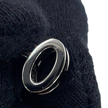 将图像加载到图库查看器中,HERMES Pop Ash Earrings Size Mini Black Metal Lacquer