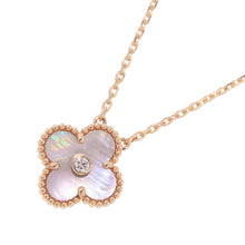 Load image into Gallery viewer, Van Cleef & Arpels Vintage Alhambra Necklace 2025 Holiday CollectionVCARPMOP00 18K Pink Gold