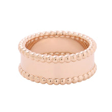 Load image into Gallery viewer, Van Cleef & Arpels Perlée Senior Tulle Ring Size 51/#11VCARN32451/VCARN32400 18K Pink Gold