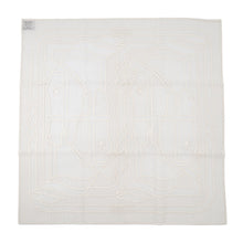 将图像加载到图库查看器中,HERMES Carre Quadrille Size 60 Ivoire Cotton40% Silk60%