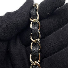 将图像加载到图库查看器中,CHANEL Matelasse ChainShoulder Bag BlackA35200 Caviar Leather Size Mini