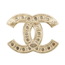 将图像加载到图库查看器中,CHANEL CC Logo BroochA64762-B06258-ND321 Metal Faux Pearl Rhinestone