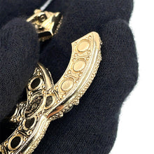 将图像加载到图库查看器中,CHANEL CC Logo BroochA64762-B06258-ND321 Metal Faux Pearl Rhinestone