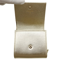 Load image into Gallery viewer, CHANEL Compact wallet GoldAP4709 B22661 Caviar Leather