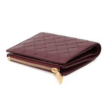 Load image into Gallery viewer, Bottega Veneta INTRECCIATO Small Bi-fold Wallet Barolo742330VCPP32247 Lambskin