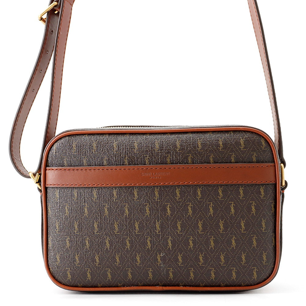 SAINT LAURENT PARIS サンローランパリ Monogram Camera Bag カサンドラ カメラバッグ ショルダーバッグ ブラウン 669957 669957 SAINT LAURENT PARIS Le Monogram Camera Bag Brown669957 PVC Leather
