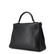 Load image into Gallery viewer, HERMES Kelly Retourne Black Ardennes Leather Size 32