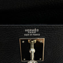 Load image into Gallery viewer, HERMES Kelly Retourne Black Ardennes Leather Size 32