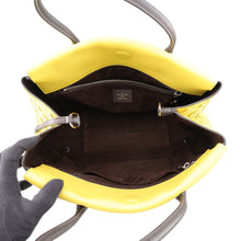 Load image into Gallery viewer, LOUIS VUITTON Tote W Pistachio/BrownM94337 Veau Cachemire Calf Leather Monogram Velour Size PM