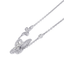 Load image into Gallery viewer, GRAFF Double Butterfly Silhouette Diamond PendantRGP745 18K White Gold