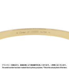 将图像加载到图库查看器中,CARTIER love bracelet Size 21/ClassicalB6067521 18K Yellow Gold