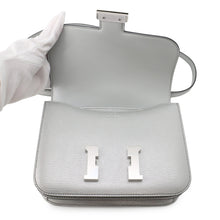 Load image into Gallery viewer, HERMES Constance 3 Miroir Argent Chevre Shamqila Size Mini