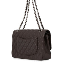 将图像加载到图库查看器中,CHANEL Matelasse W-Flap W-Chain Shoulder Bag BrownA01112 Caviar Leather Size 25