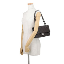 将图像加载到图库查看器中,CHANEL Matelasse W-Flap W-Chain Shoulder Bag BrownA01112 Caviar Leather Size 25