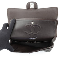 将图像加载到图库查看器中,CHANEL Matelasse W-Flap W-Chain Shoulder Bag BrownA01112 Caviar Leather Size 25
