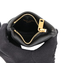 Load image into Gallery viewer, SAINT LAURENT PARIS Calypso Coin purse Black778113AACX71000 Lambskin