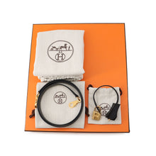 将图像加载到图库查看器中,HERMES Kelly Sellier Black Box Calf Leather Size 25