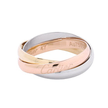 Load image into Gallery viewer, CARTIER Trinity Ring Small Size SM/47/#7B4086100 K18YG K18PG K18WG