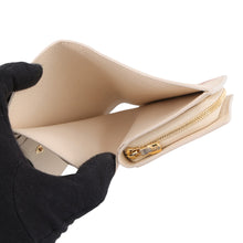 Load image into Gallery viewer, LOUIS VUITTON Portefeuille Clare Cream/Rose TrianonM81927 Monogram Empreinte Leather