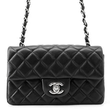 Load image into Gallery viewer, CHANEL Mini Matelasse Single Flap Single Chain Shoulder Bag BlackA69900 Lambskin Size Mini