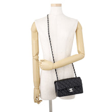Load image into Gallery viewer, CHANEL Mini Matelasse Single Flap Single Chain Shoulder Bag BlackA69900 Lambskin Size Mini