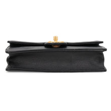 Load image into Gallery viewer, CHANEL COCO Embossed Chain Shoulder Bag Black Calf Leather