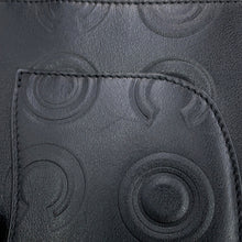 Load image into Gallery viewer, CHANEL COCO Embossed Chain Shoulder Bag Black Calf Leather