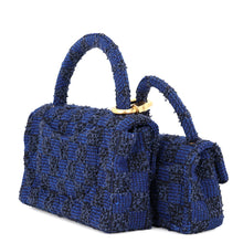 Load image into Gallery viewer, CHANEL Parent-child Bag Navy Tweed