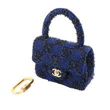 Load image into Gallery viewer, CHANEL Parent-child Bag Navy Tweed