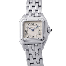 将图像加载到图库查看器中,CARTIER PANTHERE SM W21.5mm Stainless Steel Ivory DialW25033P5
