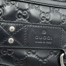 Load image into Gallery viewer, GUCCI Guccissima Crossbody Bag Navy246409 Leather