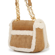 将图像加载到图库查看器中,Dior Karo Shoulder Bag Beige/WhiteM9241UMMN Mouton Shearling