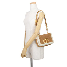 将图像加载到图库查看器中,Dior Karo Shoulder Bag Beige/WhiteM9241UMMN Mouton Shearling