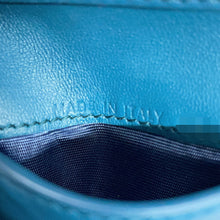 Load image into Gallery viewer, Dior Saddle Lotus Compact Wallet BlueS5652CBAA Grained CalfLeather