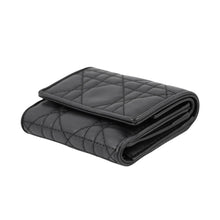 Load image into Gallery viewer, Dior Lady Dior Lotus Wallet BlackS0181ONMJ_M900 Lambskin