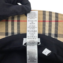 Load image into Gallery viewer, BURBERRY Vintage check bucket hat Size L Beige/Black/Red8021508 Cotton57% Polyester43%