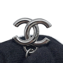 Load image into Gallery viewer, CHANEL CC Logo Chain Long Necklace Black/SilverABF162 B19836 Patent Leather