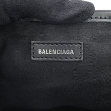 Load image into Gallery viewer, BALENCIAGA Navy Kabas White/Black5812922HH3N9260 Canvas Leather Size M