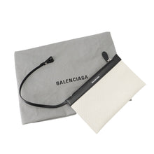 Load image into Gallery viewer, BALENCIAGA Navy Kabas White/Black5812922HH3N9260 Canvas Leather Size M