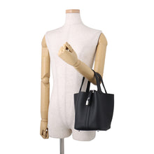 Load image into Gallery viewer, HERMES Picotin Lock Black Taurillon Clemence Size PM