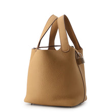 将图像加载到图库查看器中,HERMES Picotin Lock Biscuit Taurillon Clemence Size PM