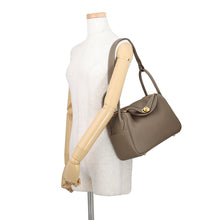 将图像加载到图库查看器中,HERMES Lindy Etoupe Taurillon Clemence Size 26