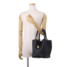 Load image into Gallery viewer, HERMES Picotin Lock Black Taurillon Clemence Size MM