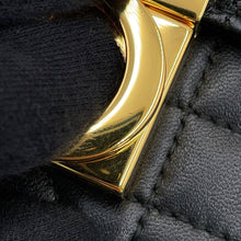 Load image into Gallery viewer, Dior Ange Macrocannage BlackM4401UNMZ_M900 Calf Leather Faux Pearl Size Mini