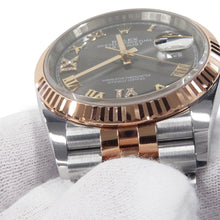 Load image into Gallery viewer, ROLEX Datejust W36mm Stainless Steel K18PG Slate Dial126231