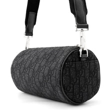 Load image into Gallery viewer, Dior Oblique Jacquard Roller Messenger Bag Black1ROPO061YKY_H00N Canvas Leather
